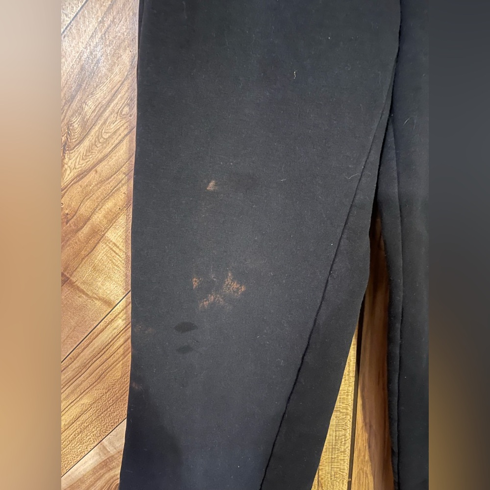 Athleta Girl Juniors Large 12 Black Wide Leg Pull On Jogger Pants Flawed - Picture 3 of 8